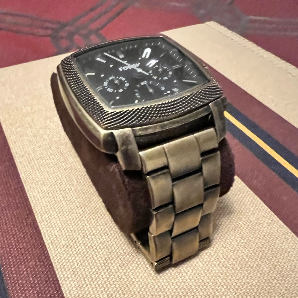 Fossil Watch Square Face - Retro Look! - image 1